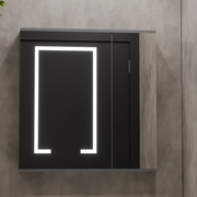 Zestaw mebli łazienkowych SANTORINI, 60x50 cm, 2 sztuki, kolor szary i biały