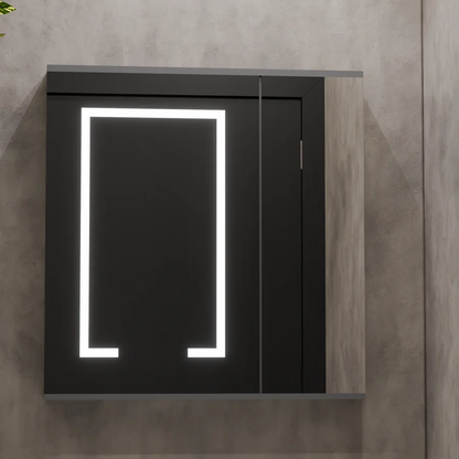 Zestaw mebli łazienkowych SANTORINI, 60x50 cm, 2 sztuki, kolor szary i biały