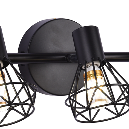 Żyrandol z Kloszem, GRACIE, LC365/3BK, Diament, 3XE14, Czarny