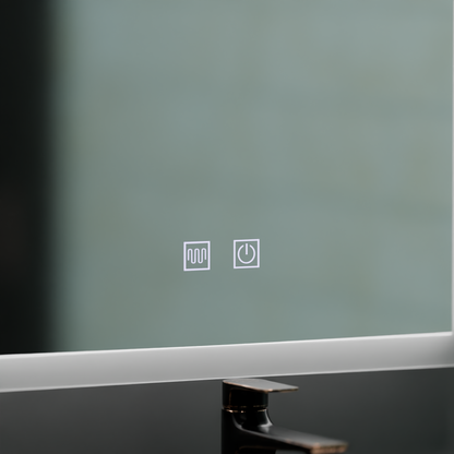 Lustro Alecsidra Touch LED z systemem przeciwmgielnym 45X60cm