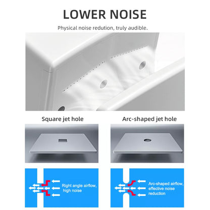 Suszarka do rąk Sensor, 1200 W, biała, plastikowa, FL/2020