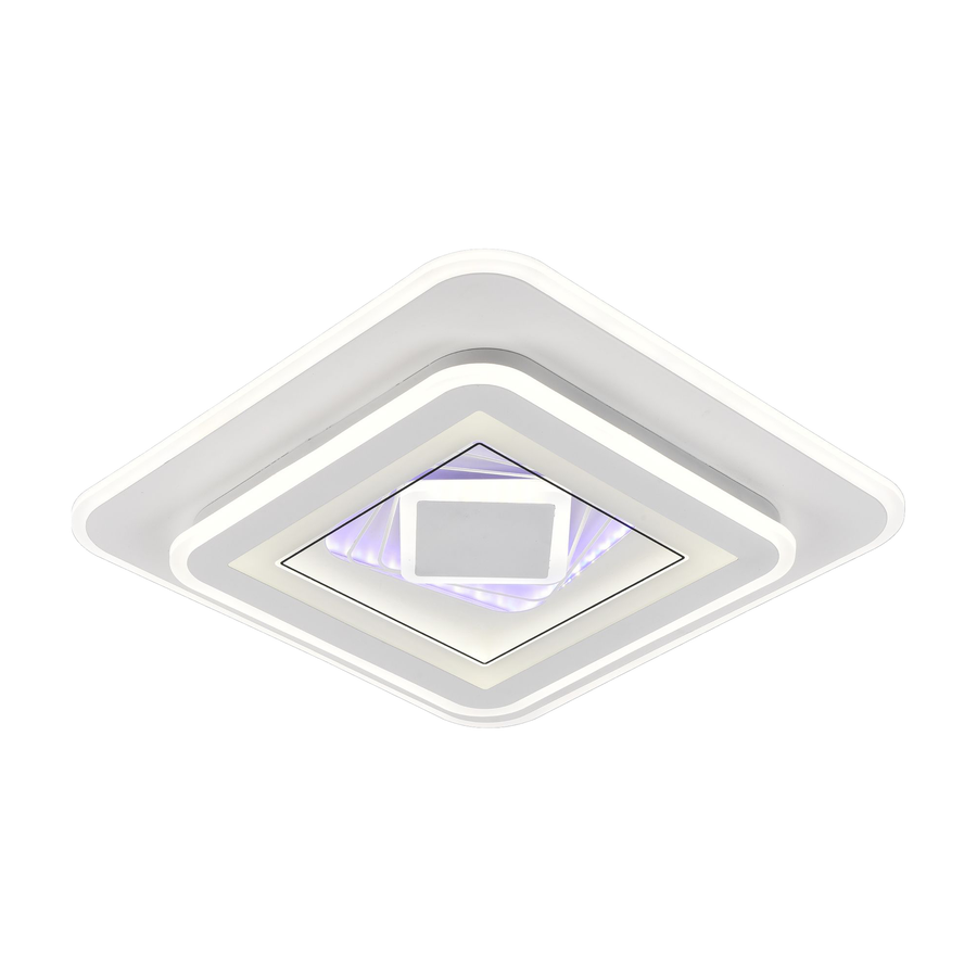 Żyrandol LED Dolia 70W Biały Średnica 49cm