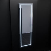Lustro LED prostokątne 45x140cm Giulia Radar Sensor Marcello Defog System Zegar i termometr Ściemnialny 