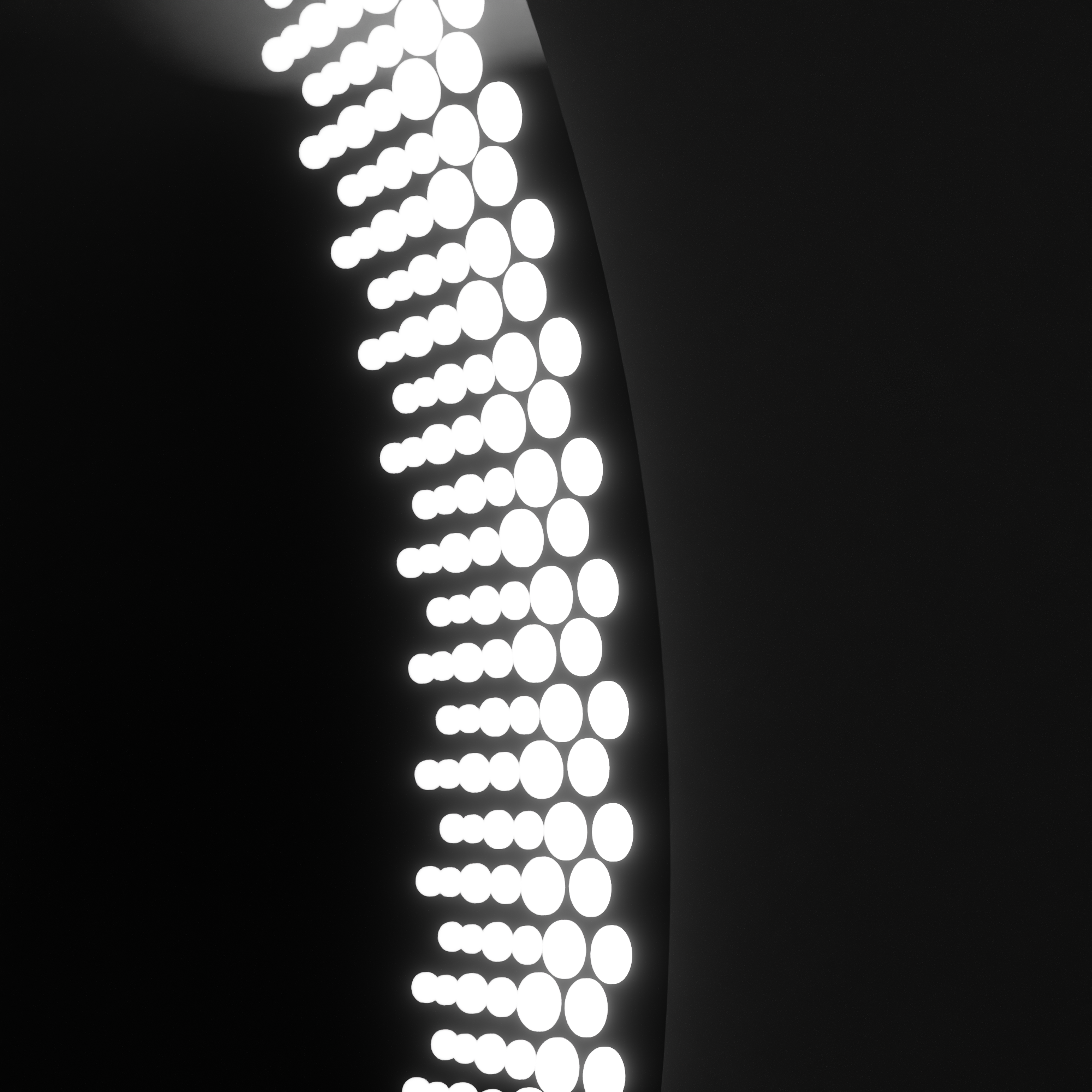 Okrągłe lustro LED 60 cm - Stellaire Touch Dimmable Defog System 