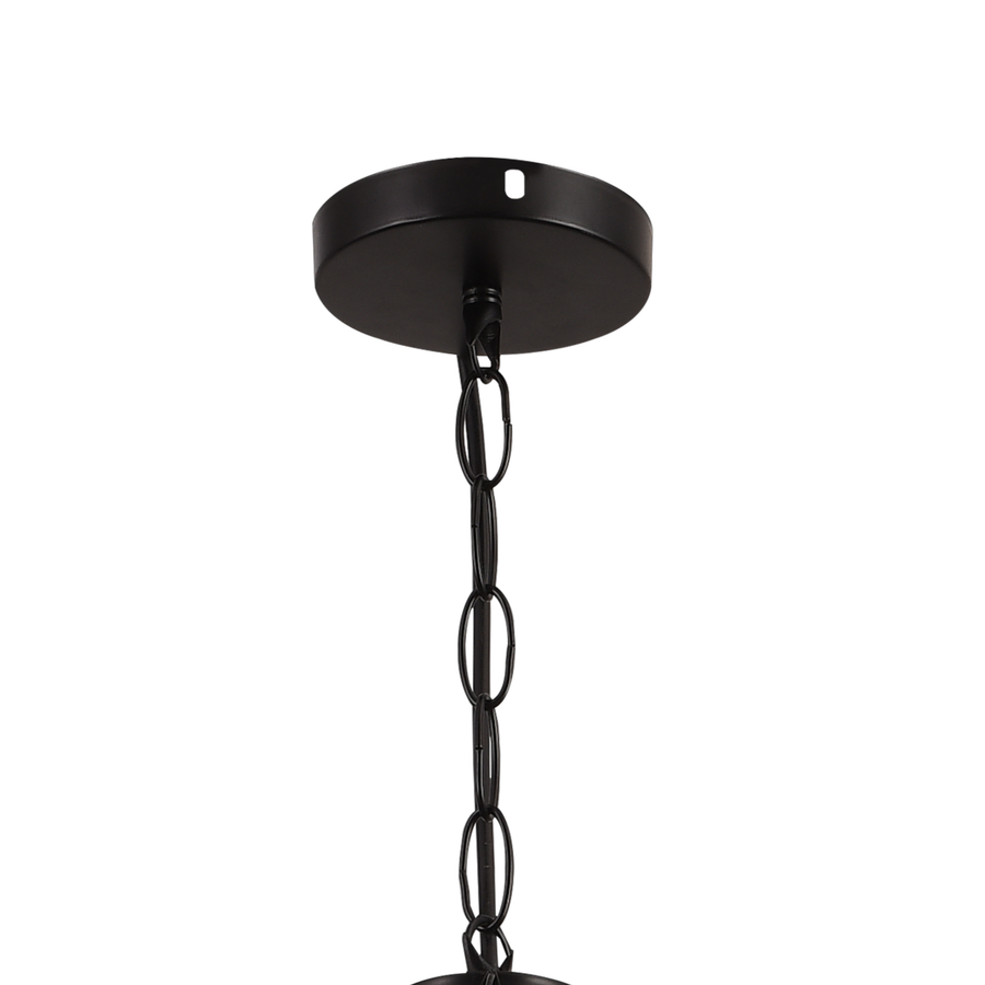 Żyrandol linowy, 2*E27, brązowy, metal i lina