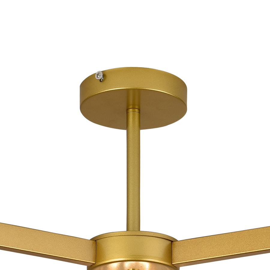 Nowoczesny klasyczny żyrandol LC110/3GD z kryształem, 3x E27, złoto, metal i kryształ