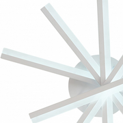 Żyrandol LED z pilotem ZOE, 67W, światło zimne/ciepłe/neutralne, możliwość przyciemniania, biały