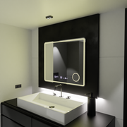 LUD LED prostokątny 90x75cm Eco Riflesso Puro Motionglow Marcello Dismanting Clock & Wolf Thermometr
