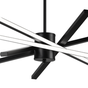 Żyrandol LED z pilotem LT176/5BK, 69W, 5 elementów, światło zimne/ciepłe/neutralne, możliwość przyciemniania, czarny, regulacja wysokości