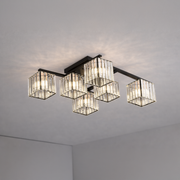 Żyrandol Gruziński 1x E27 Czarny