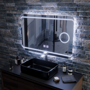 Lustro LED E30S/65X45, funkcja dotykowa i odmgławiająca, światło kosmetyczne, 65x45cm, światło zimne 6000K