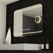 Prostokątne lustro LED, 80x60 cm, Motionglow Marcello Stile