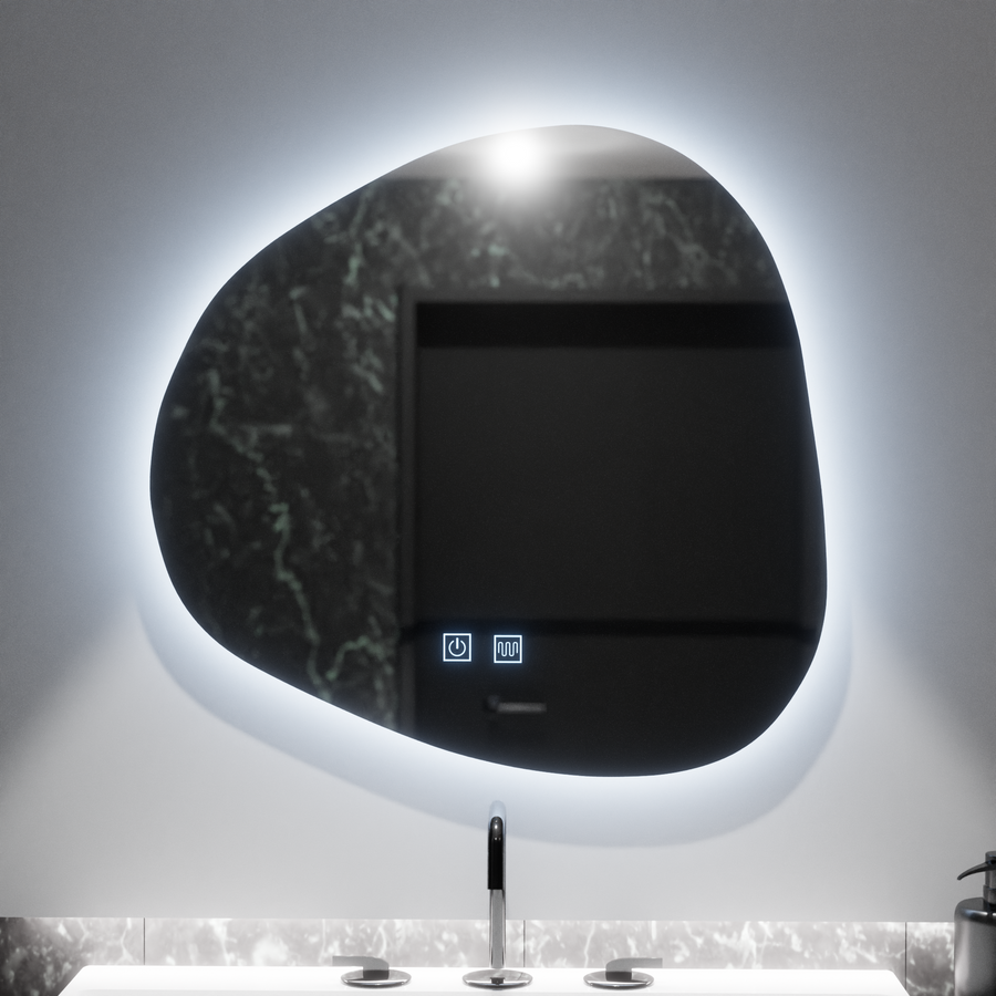Lustro LED Organic 60x60cm - Duna Touch Dimmable Defog System 