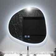 Organiczne lustro LED 60x60cm, Duna Touch, system odmgławiania, możliwość przyciemniania