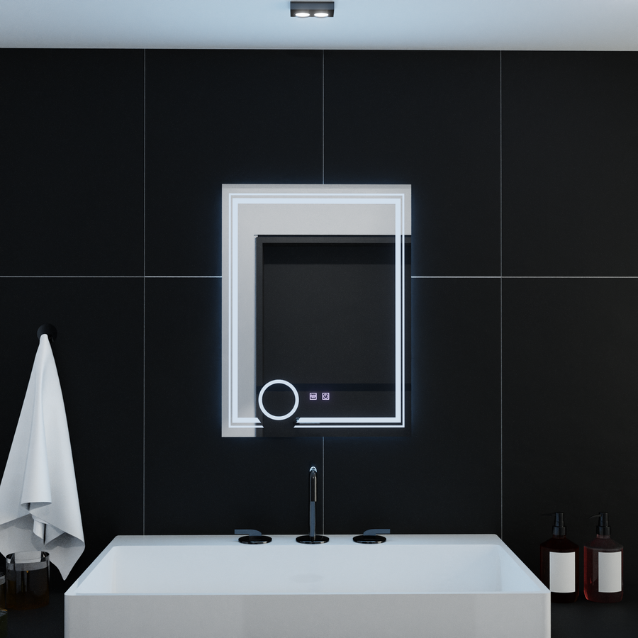 LUDA LED prostokątne 60x80cm Magia Canto Touch System