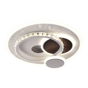 LED Heliox, 43W, 4 kółka, zimno/gorące/neutralne światło, czarne
