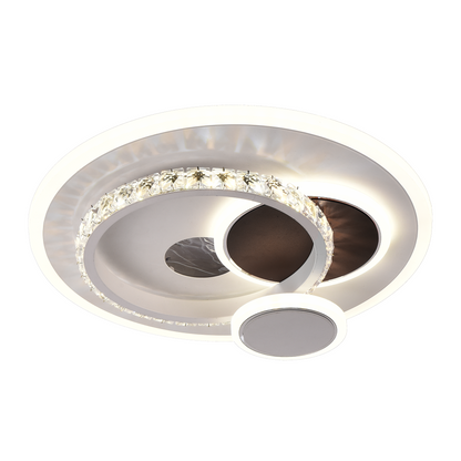 LED Heliox, 43W, 4 kółka, zimno/gorące/neutralne światło, czarne