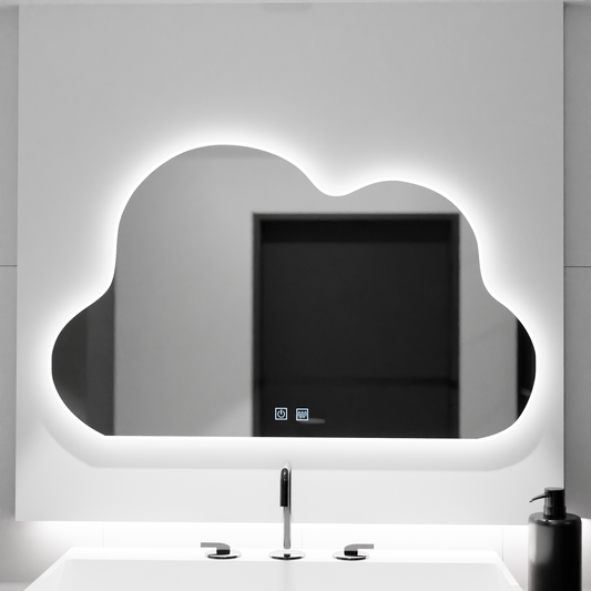 Lustro LED Cloud 60x40cm Nuvola Touch Ściemnialny System Przeciwmgielny 