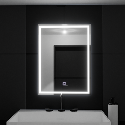 Lustro prostokątne LED 50x70cm RAMA Basic Touch 