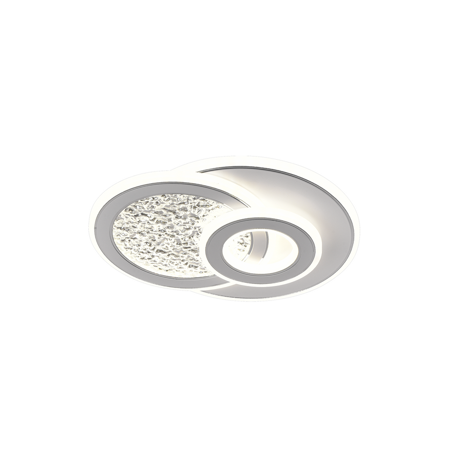 LED Kompacic 34W, 3 kółka, zimno/gorące/neutralne światło, białe