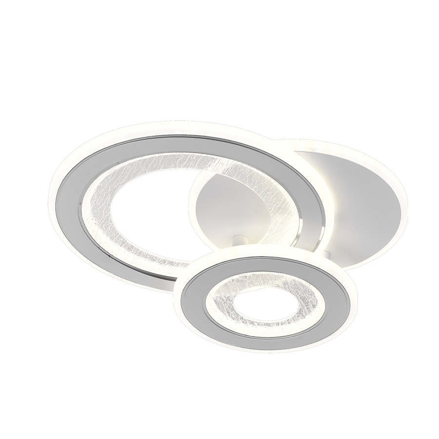 LED Square 36 W, 3 kółka, zimno/gorące/neutralne światło, białe