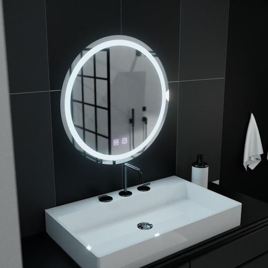 Lustro okrągłe LED 70cm Lucea Touch Defog System 