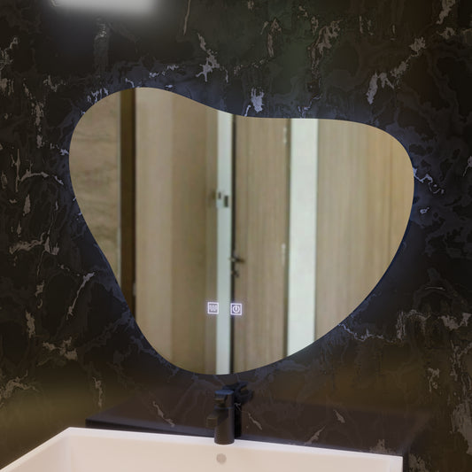 Lustro Avonita Touch LED z systemem przeciwmgielnym 87X70cm