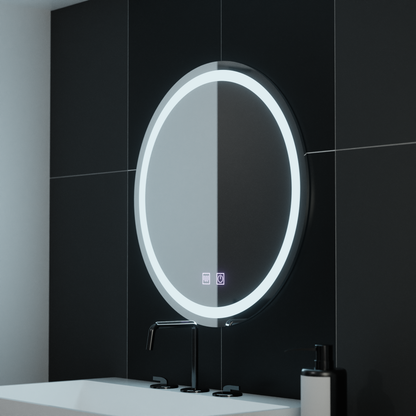 Lustro okrągłe LED 70cm Lucea Touch Defog System 