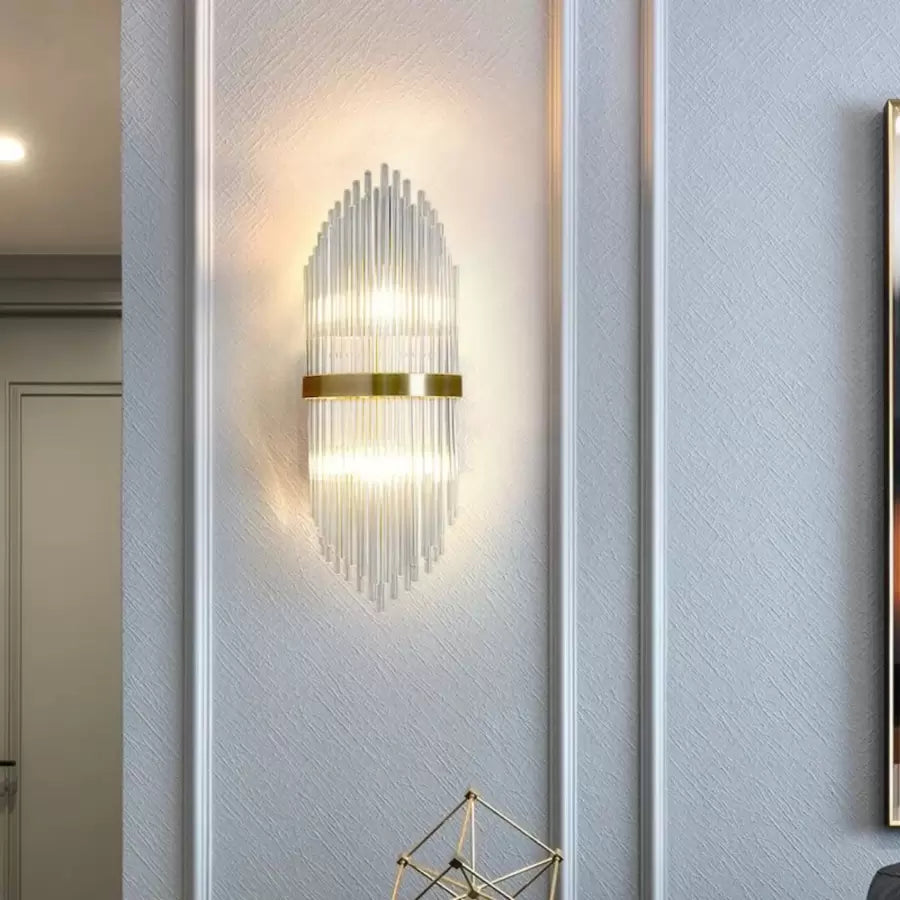 Lampa Cristal Ezequiel 2x E14 Złota