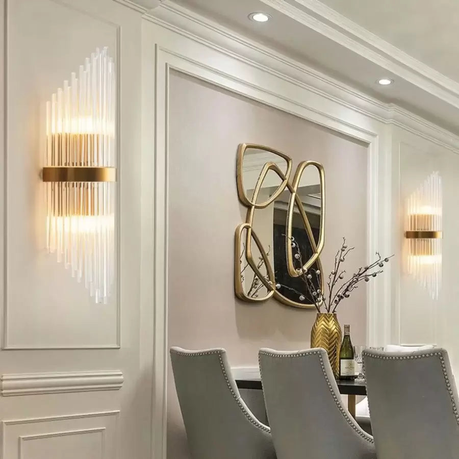 Lampa Cristal Ezequiel 2x E14 Złota