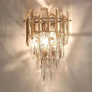 Lampa Cristal Lorena 2x E27 Złota 