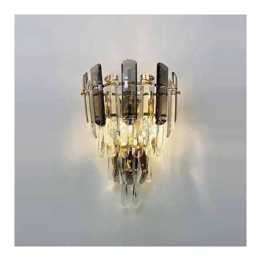 Lampa Cristal Mayra 2x E14 Złota 