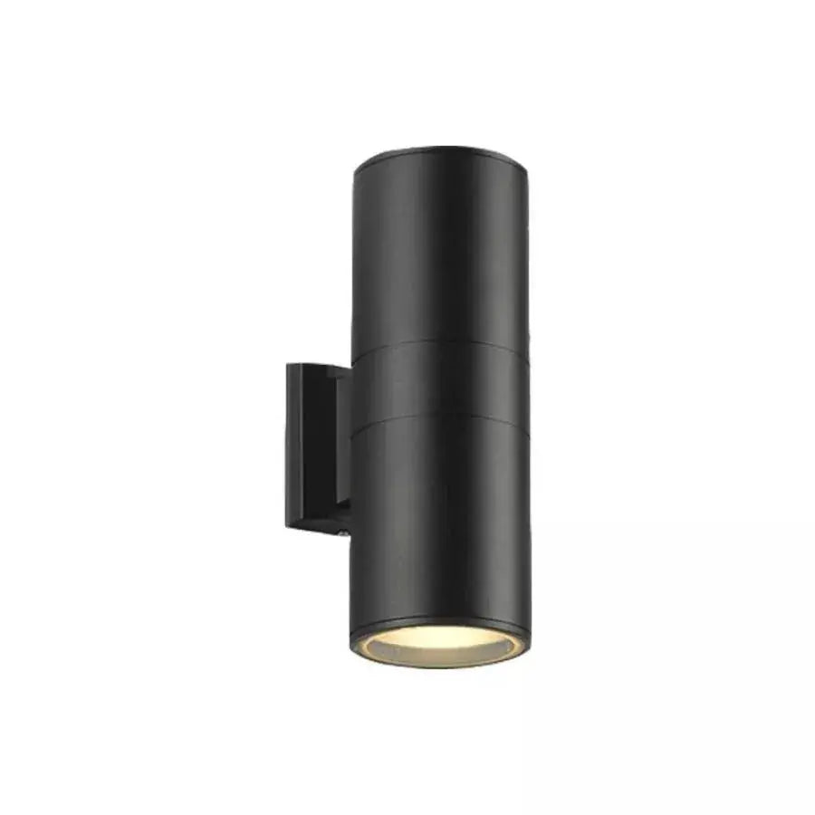 Lampa ścienna zewnętrzna Valeria, 2*GU10, czarna, metal i szkło