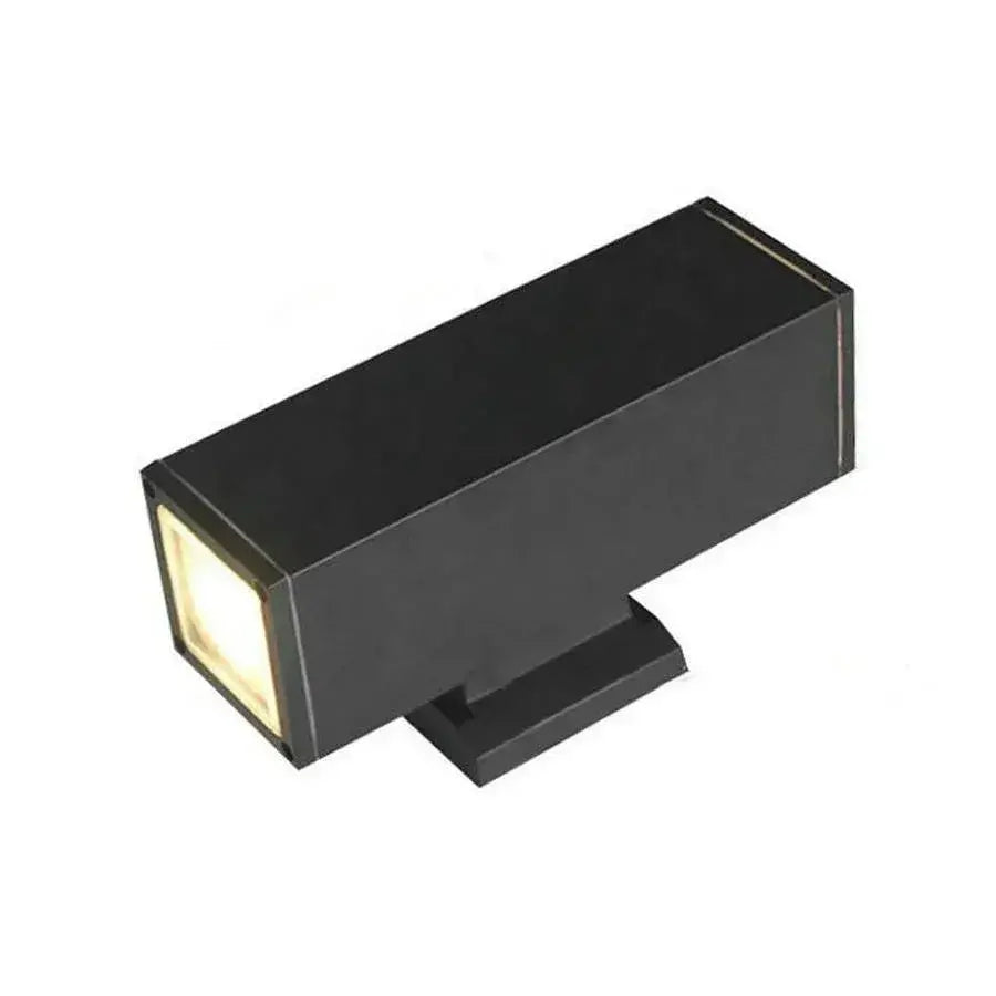 Vali Lampa ścienna zewnętrzna, 2*GU10, czarna, metal i szkło