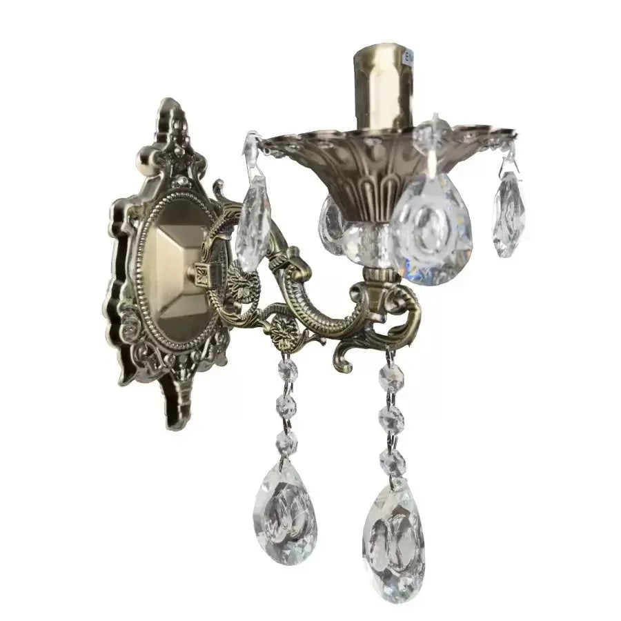 Lampa ścienna SANSSOUCI, 1x E14, antyczny brąz