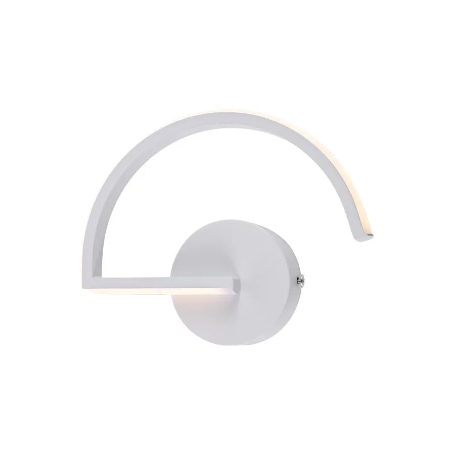 Akay 48W lampa ścienna LED, krzem i metal, biała
