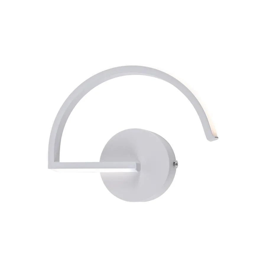 Akay 48W lampa ścienna LED, krzem i metal, biała