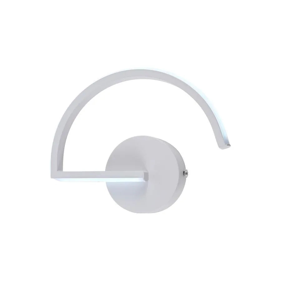 Akay 48W lampa ścienna LED, krzem i metal, biała