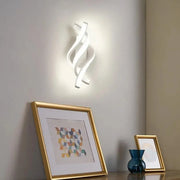 Reid 20W LED Kinkiet Falisty Zimne/Ciepłe/Neutralne Światło Metal i Biały Silikon 