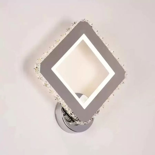 Kinkiet LED Cristal Santana 34W Srebrny Kinkiety wewnętrzne Domyślny tytuł Alessandro Design