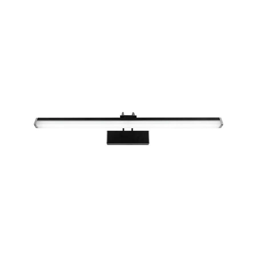 Caja LED Kinkiet Łazienkowy, 20 W, Metal, Czarny i Chrom