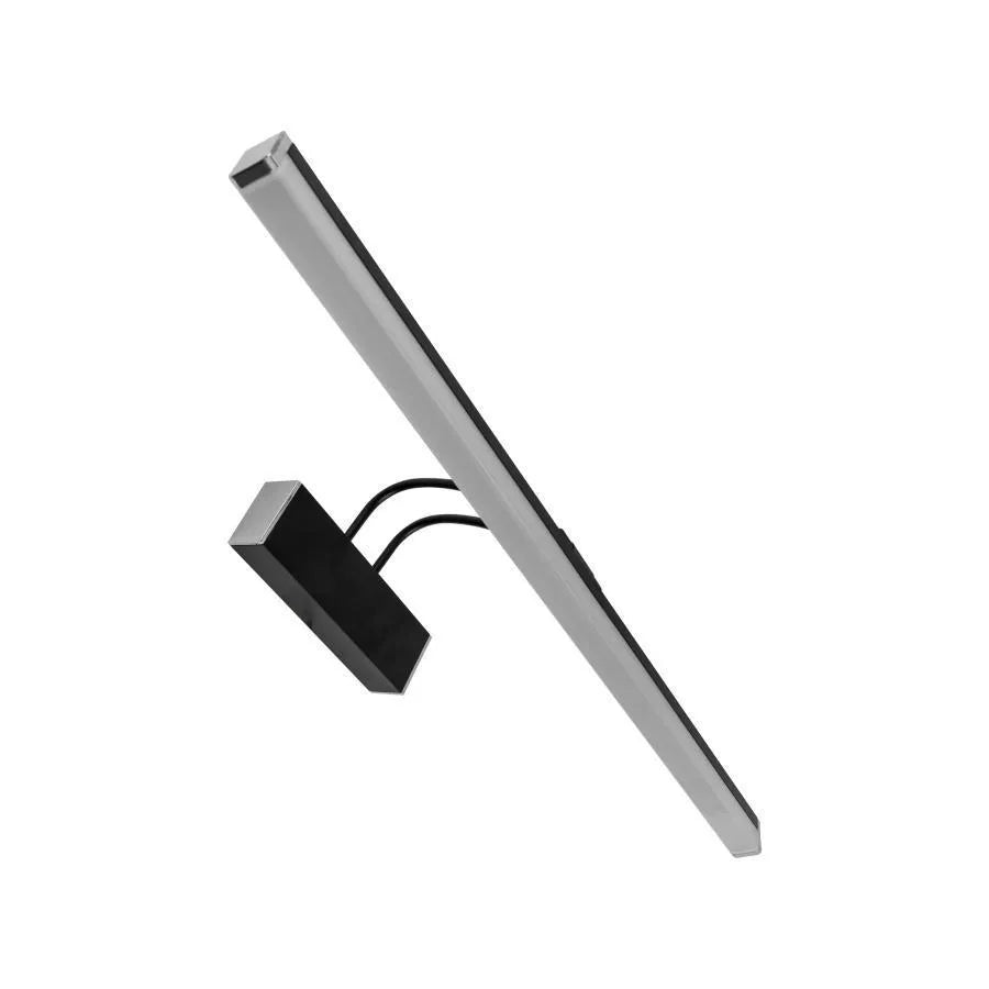 Caja LED Kinkiet Łazienkowy, 20 W, Metal, Czarny i Chrom
