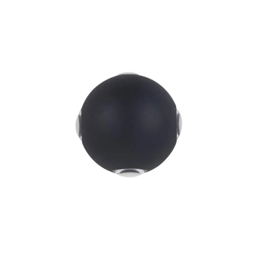 Abdera 4W IP65 Zewnętrzna lampa ścienna LED czarna