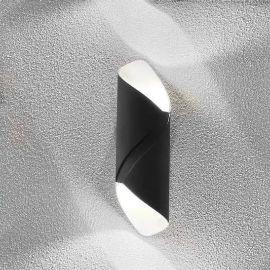 Gamze 10W IP65 Zewnętrzna lampa ścienna LED czarna