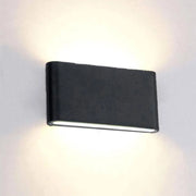 Mavra 12W IP65 Zewnętrzna lampa ścienna LED czarna