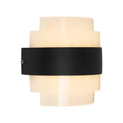 Kinkiet LED MONT BLANC, 12W, ciepłe światło, czarny