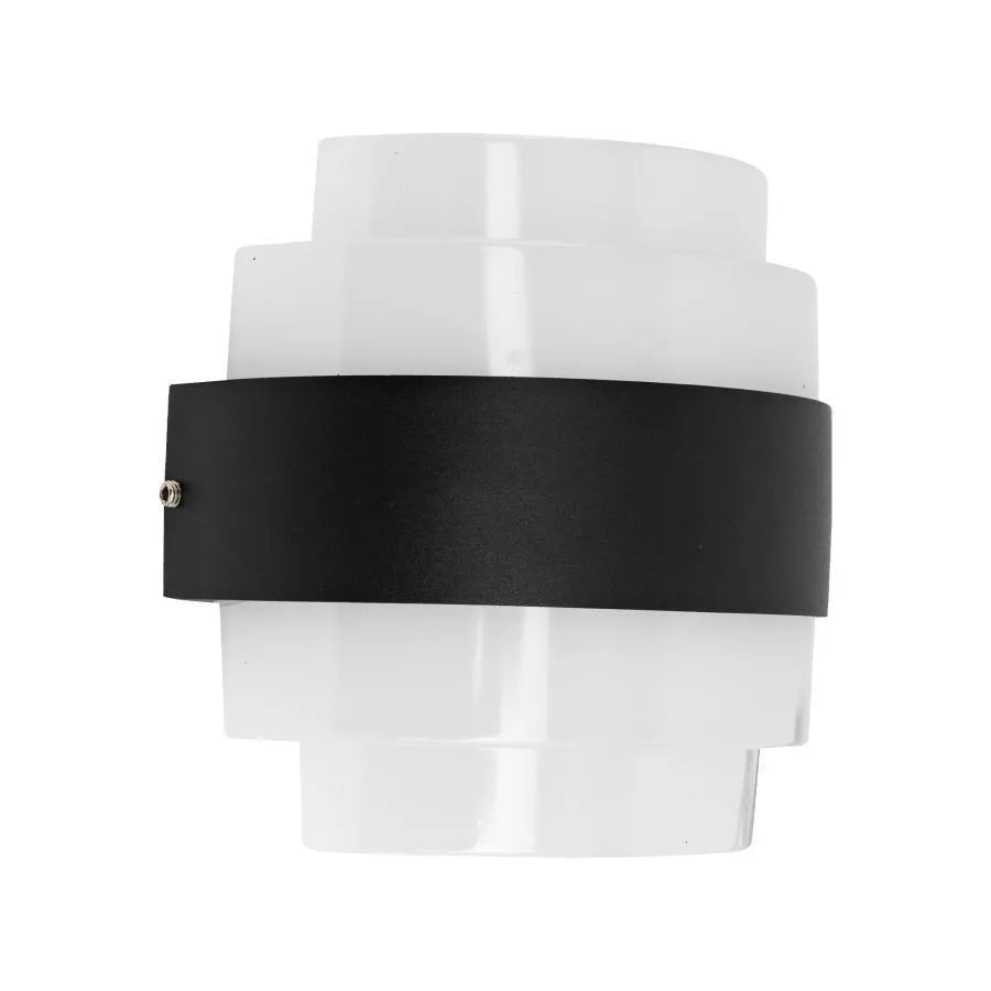 Kinkiet LED MONT BLANC, 12W, ciepłe światło, czarny