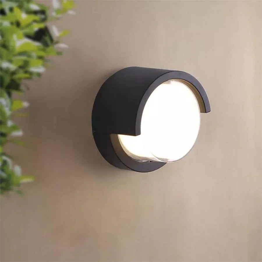Piri Outdoor LED Kinkiet, 12 W, Metal, Czarny