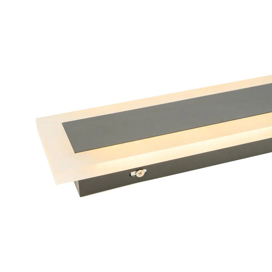 Lampa ścienna LED Delaila 22W czarno-biała