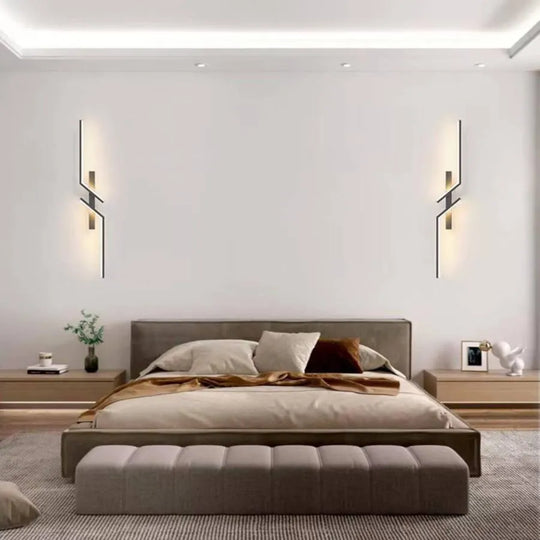 Kinkiet LED Elliana 18W Czarny Biały Kinkiety wewnętrzne Tytuł domyślny Alessandro Design